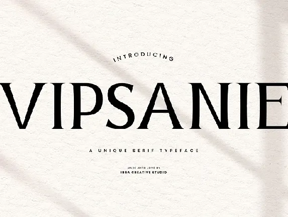 Vipsanie font