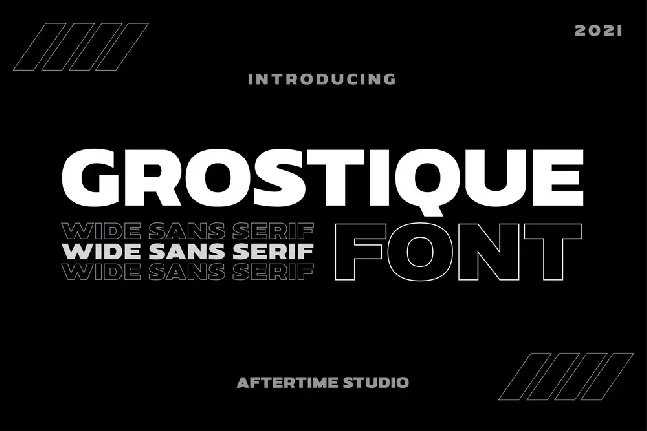 Grostique font