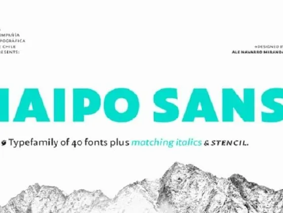 Maipo Sans Family Free font