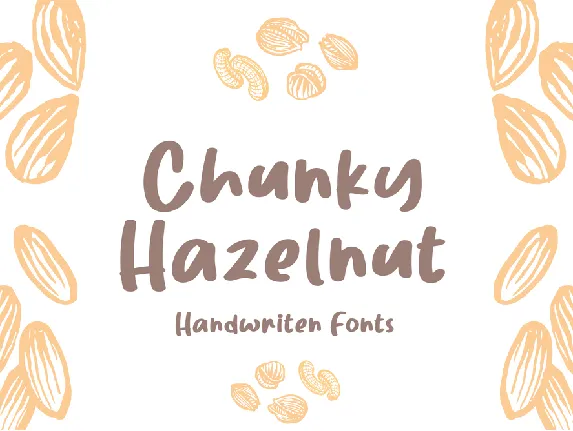 Chunky Hazelnut font