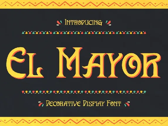 El Mayor Free Trial font