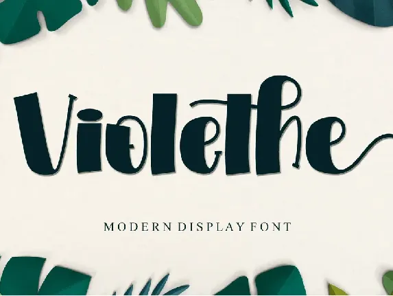 Violethe - Personal Use font