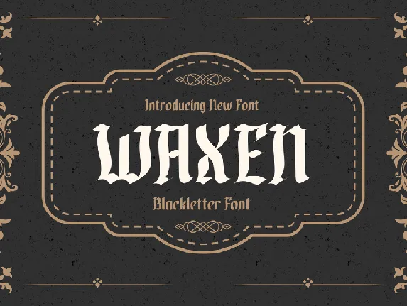 WAXEN font