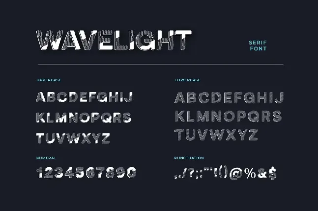 Wavelight font