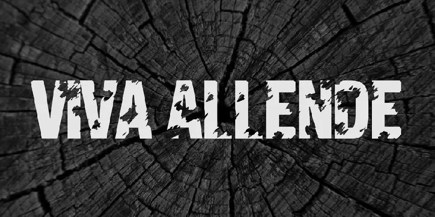 Viva Allende font