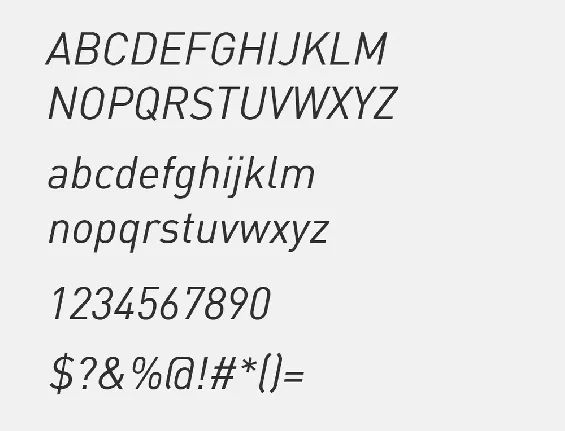 FF DIN Free Alternatives font