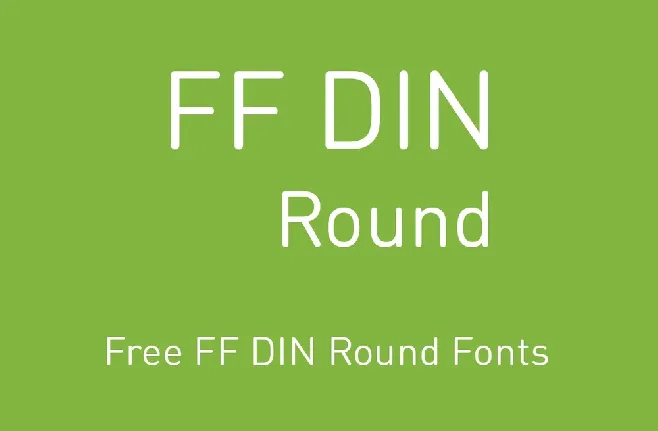 FF DIN Free Alternatives font