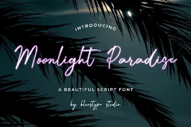 Moonlight Paradise font