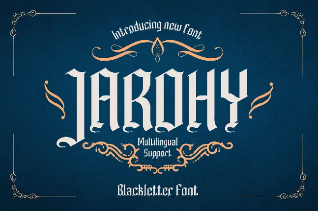 Jarohy font