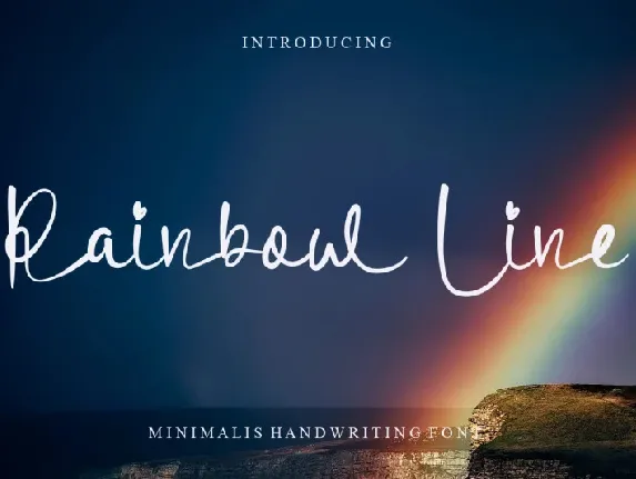 Rainbow Line font