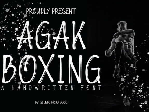 Agak Boxing font