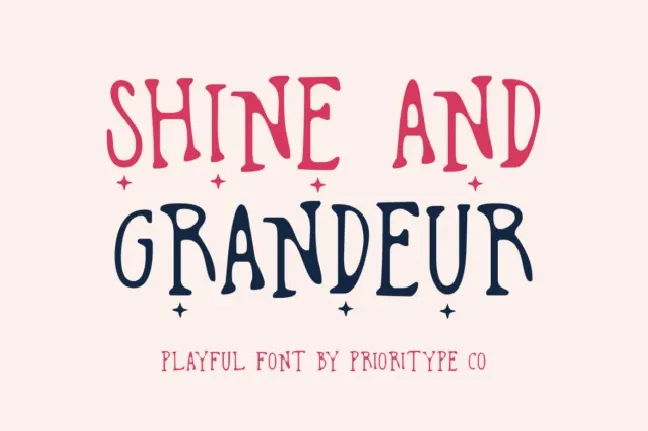 Shine and Grandeur font