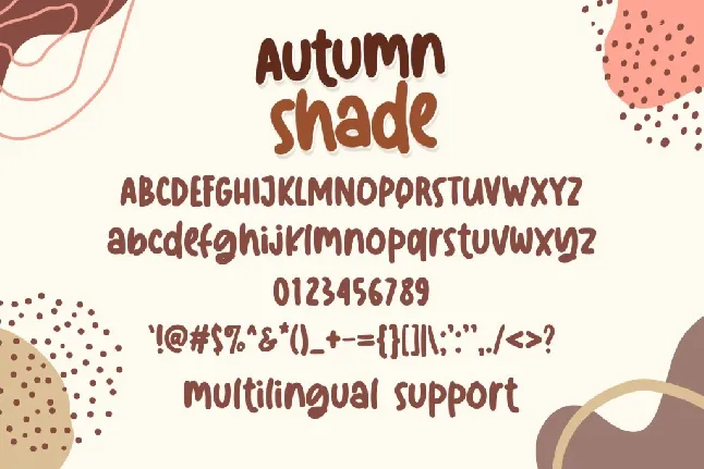 Autumn Shade font