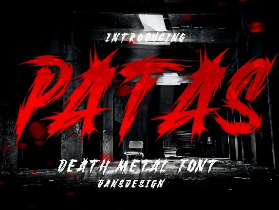 Patas font