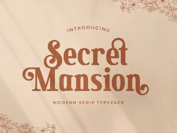 Secret Mansion font