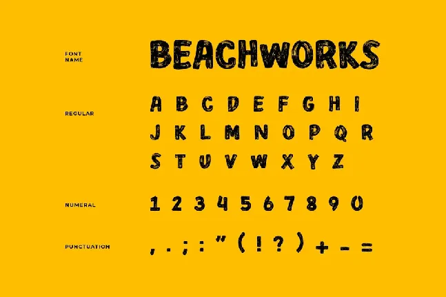 Beachworks font