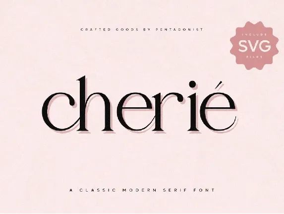 Cherie font