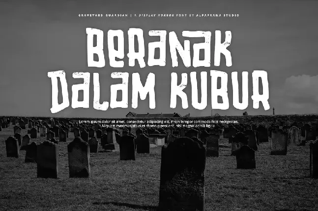 Graveyard Guardian font