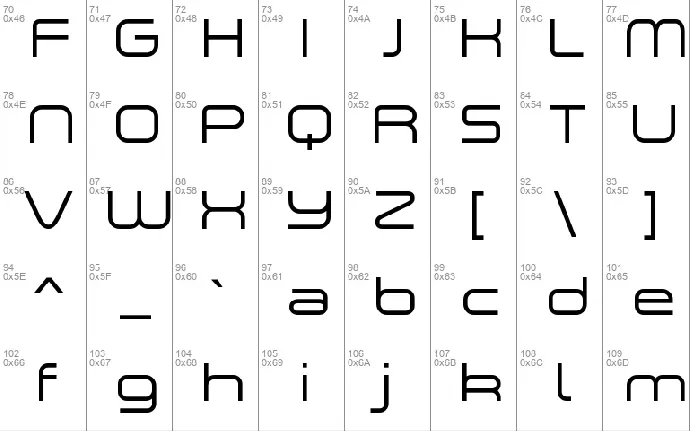 aâ€¢space font