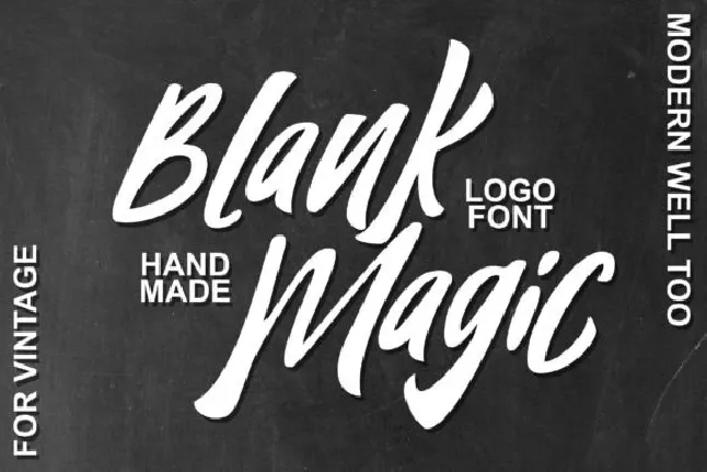 Blank Magic font