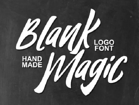 Blank Magic font