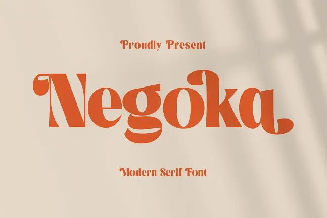 Negoka Sans Serif font