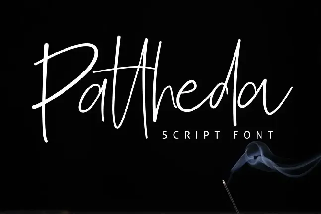 Pattheda Script font