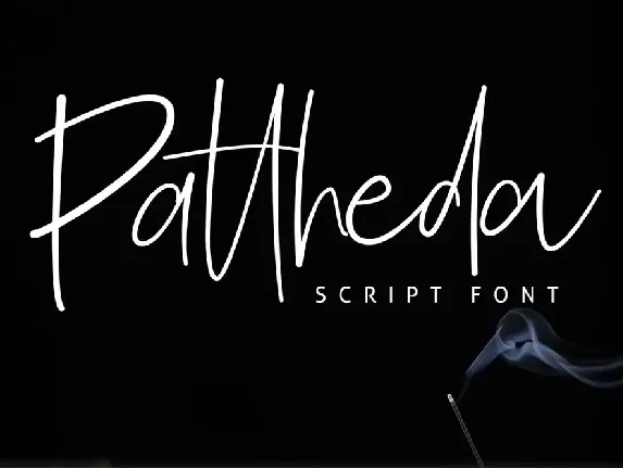 Pattheda Script font