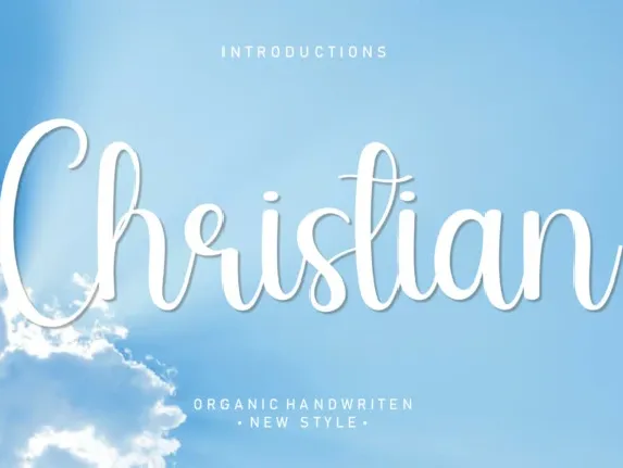 Christian Script font