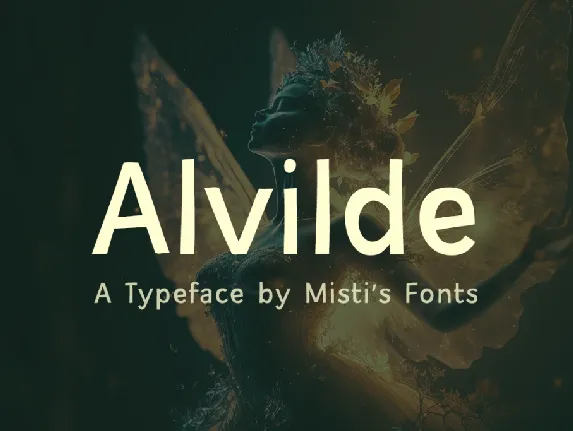 Alvilde font