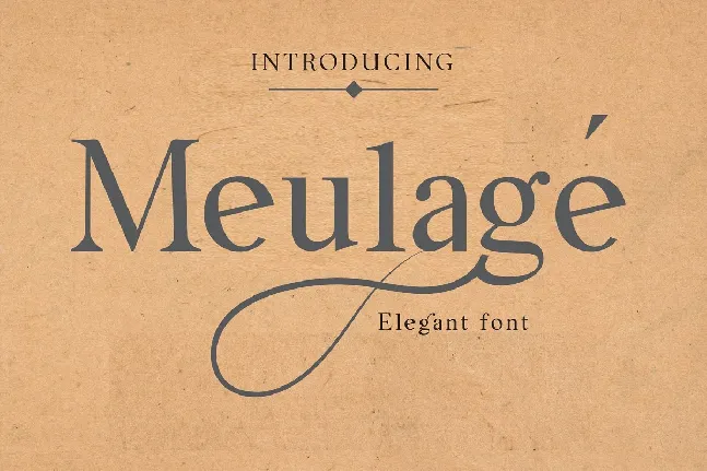 Meulage font