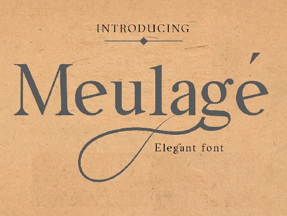 Meulage font