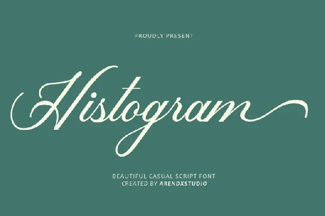 Histogram font