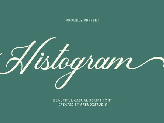 Histogram font