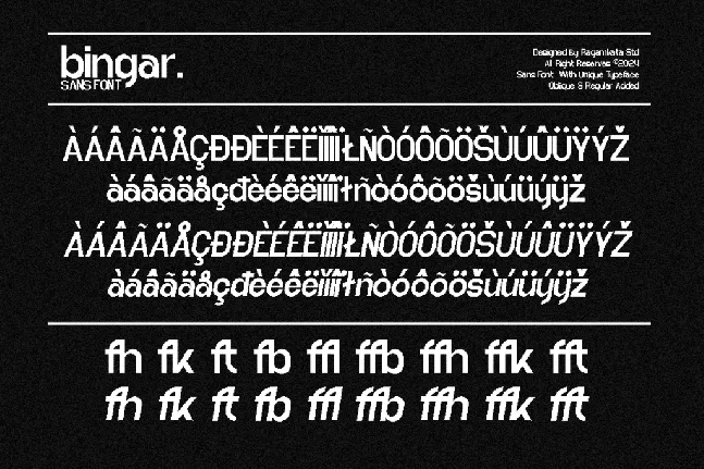 Bingar DEMO font