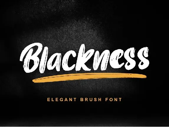 Blackness font