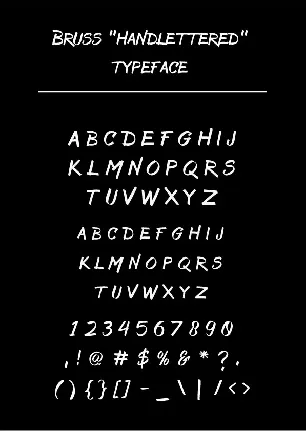 Bruss font