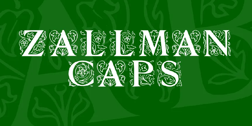 Zallman Caps font