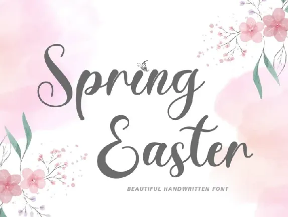 Spring Easter font