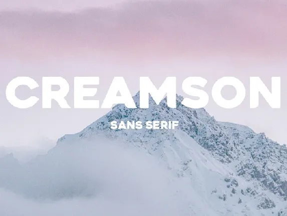 Creamson font