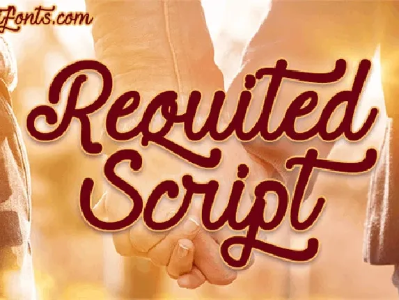 Requited Script font