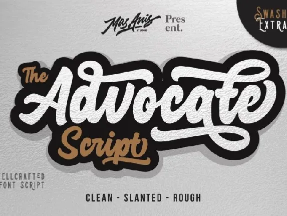 Advocate Script font