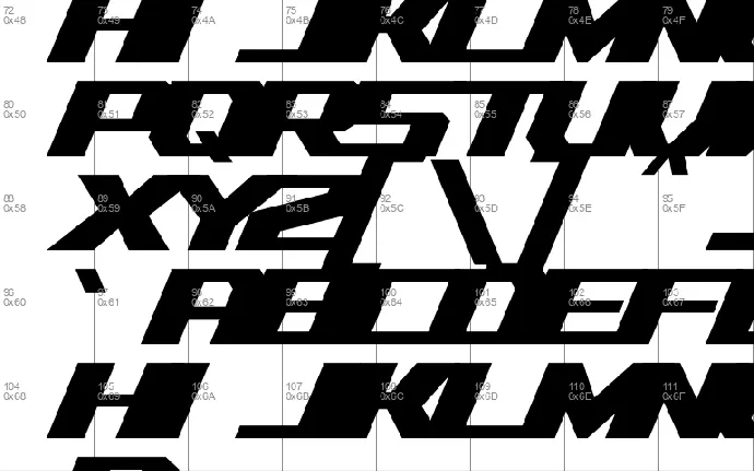 Racing Engine font