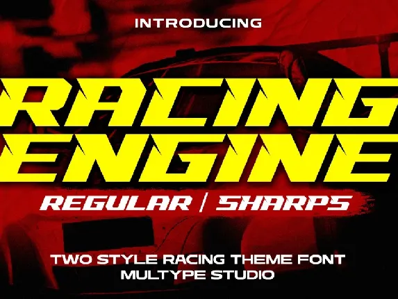 Racing Engine font