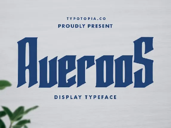 Averoos font