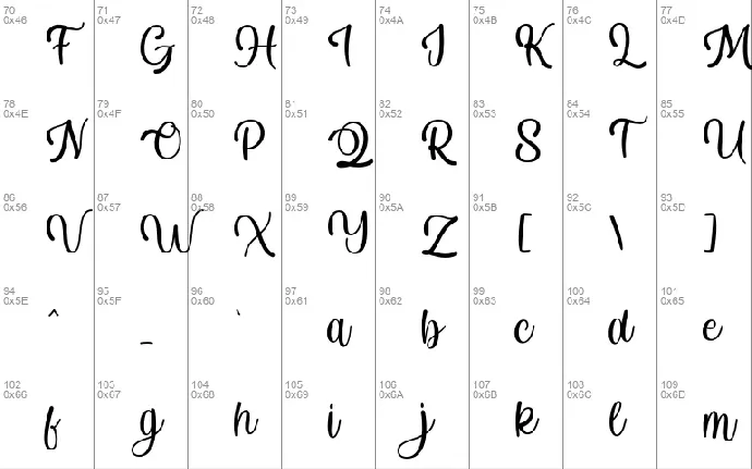 Ayanalove font