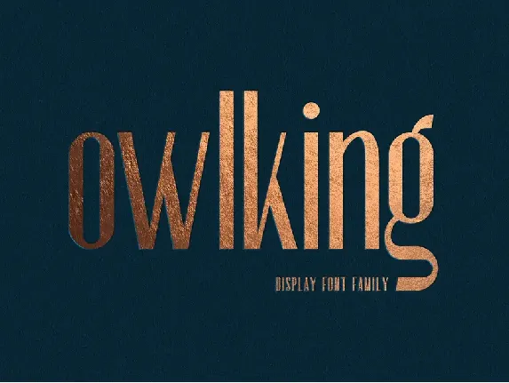 OWLKING font