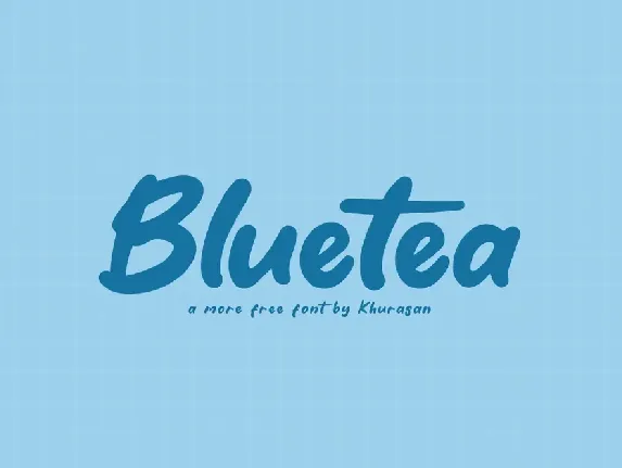 Bluetea font