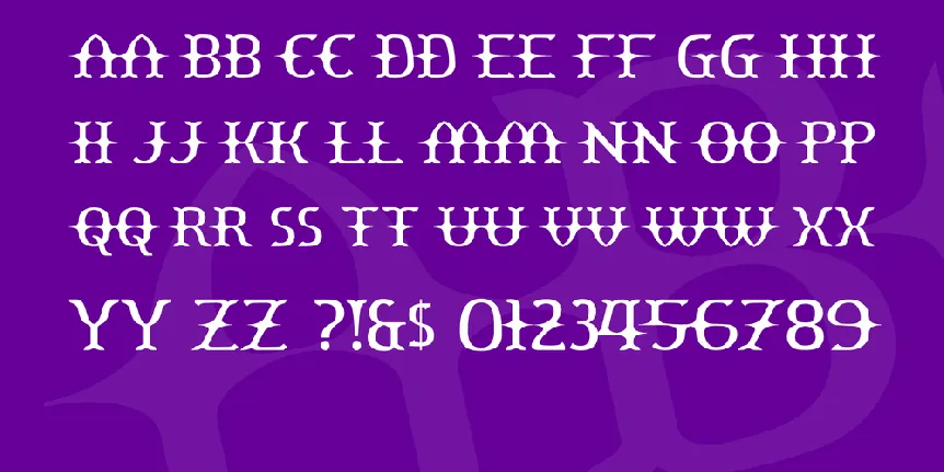 Yawn-O-Vision font