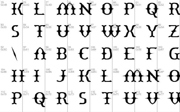 Yawn-O-Vision font